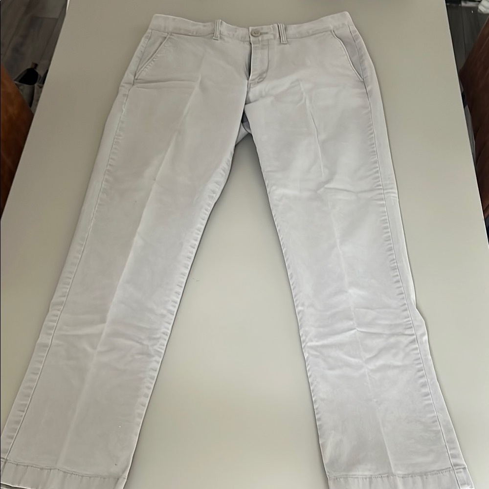 J. Crew Flex Chino Pants in Soft Gray
